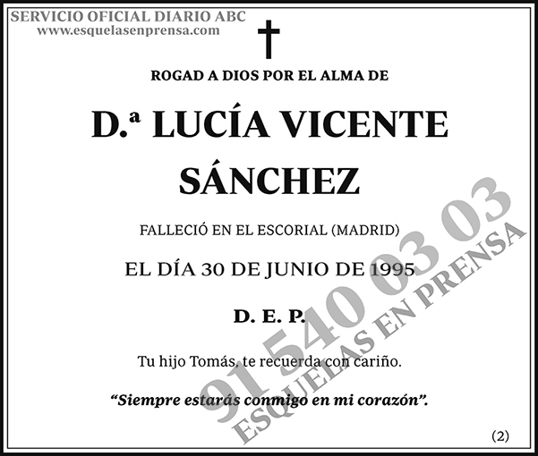 Lucía Vicente Sánchez
